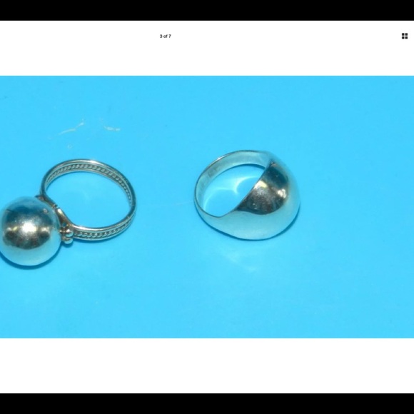 2 STERLING SILVER RINGS. - Picture 3 of 7